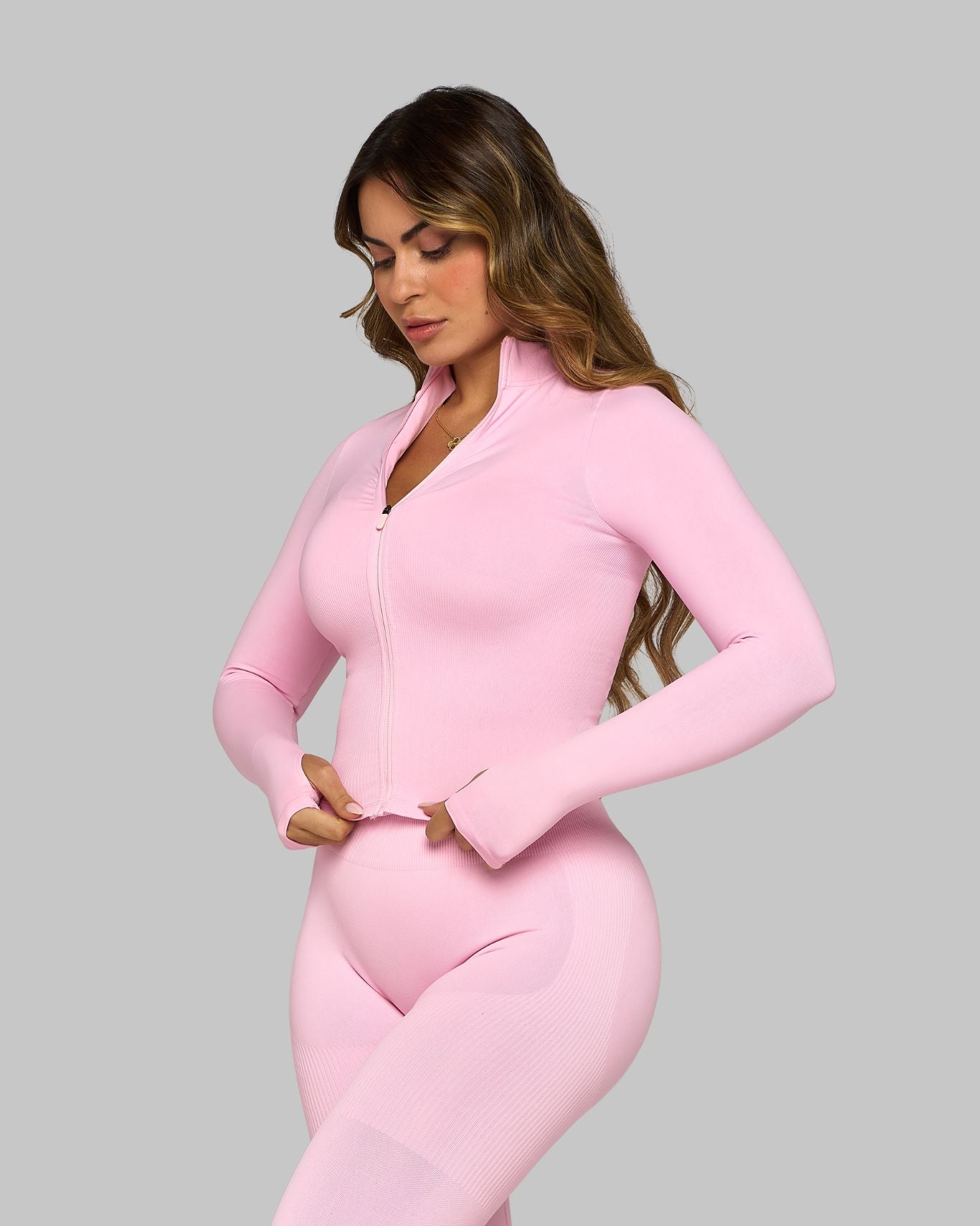 Elevate Sculpt Shapewear Jacket | Candy Pink