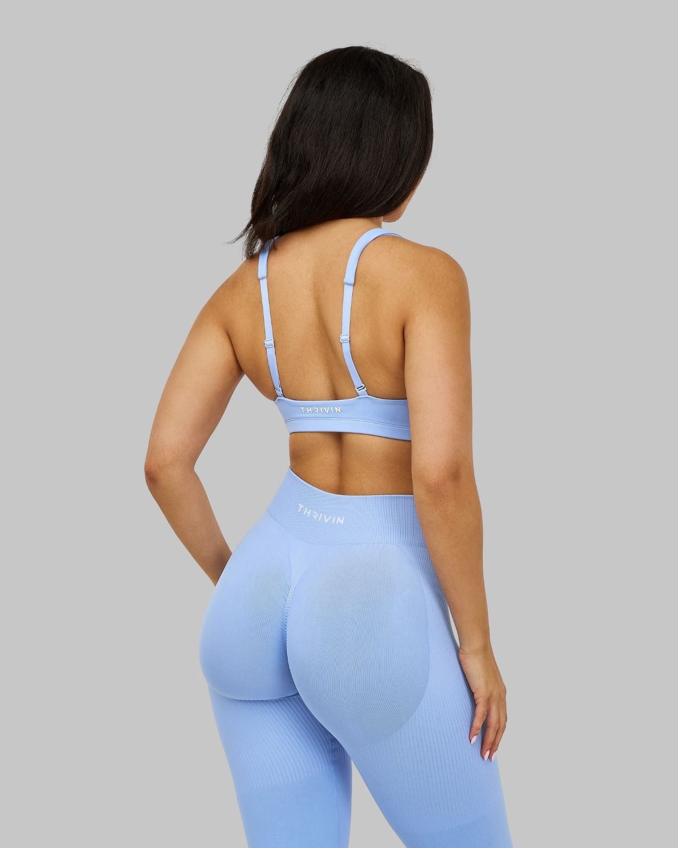 Elevate Medium Impact Bra | Glacier