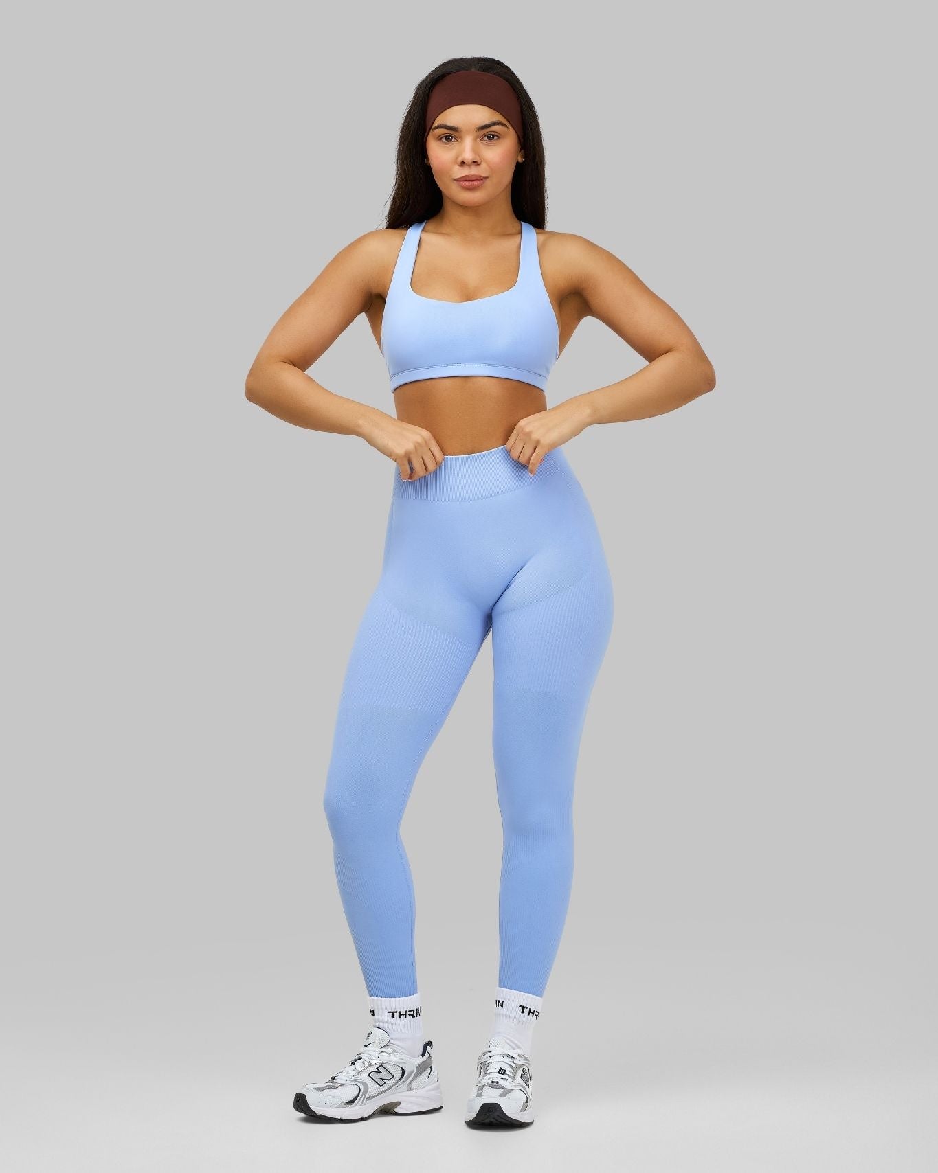 Elevate Medium Impact Bra | Glacier