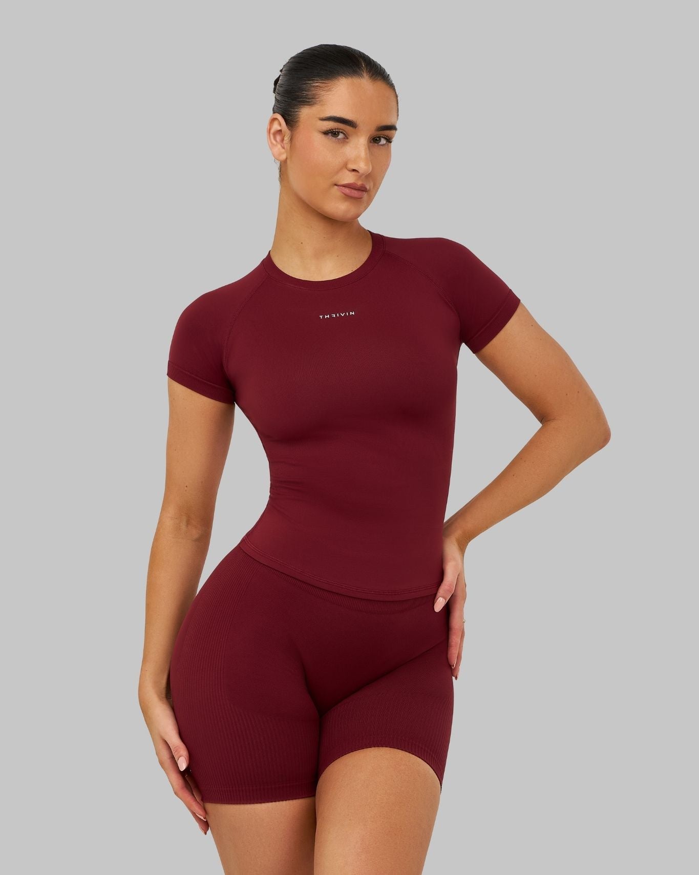 Elevate Compression T-shirt | Fine Wine