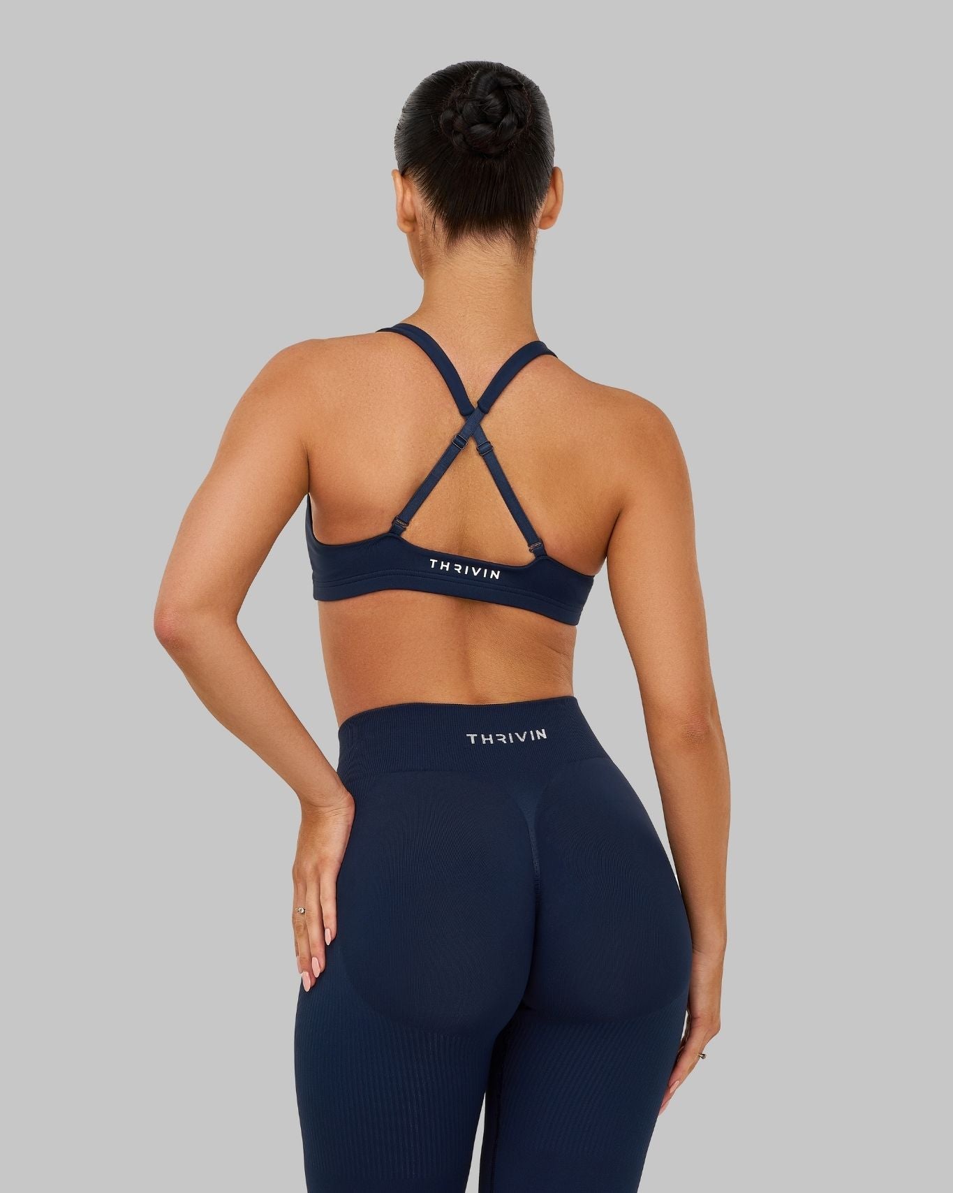 Elevate Medium Impact Bra | Midnight Navy