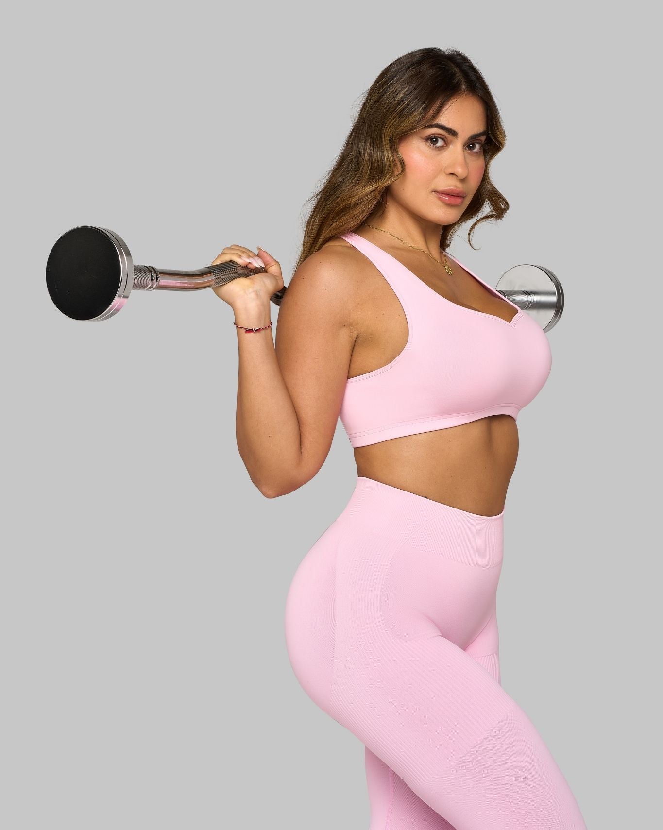 Elevate Medium Impact Bra | Candy Pink