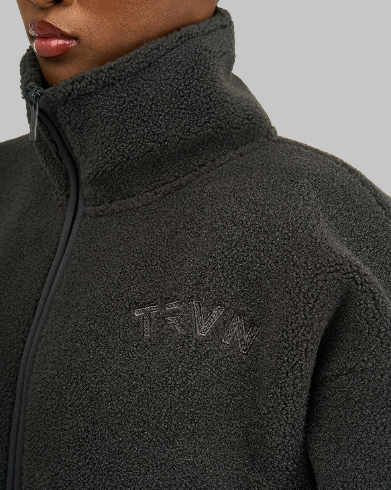 Essential Teddy Fleece Jacket | Charcoal Grey