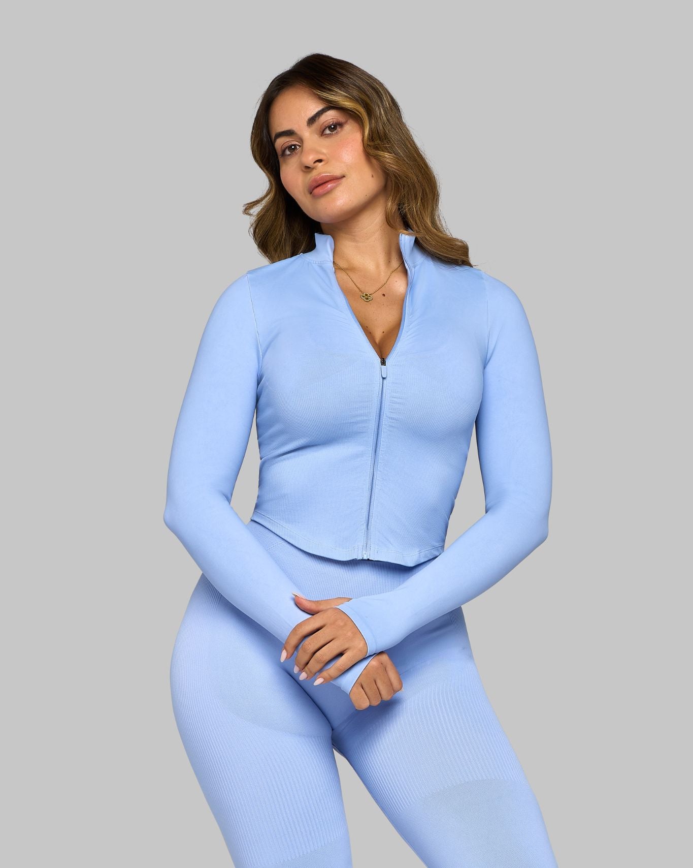 Elevate Sculpt Shapewear Jacket | Glacier
