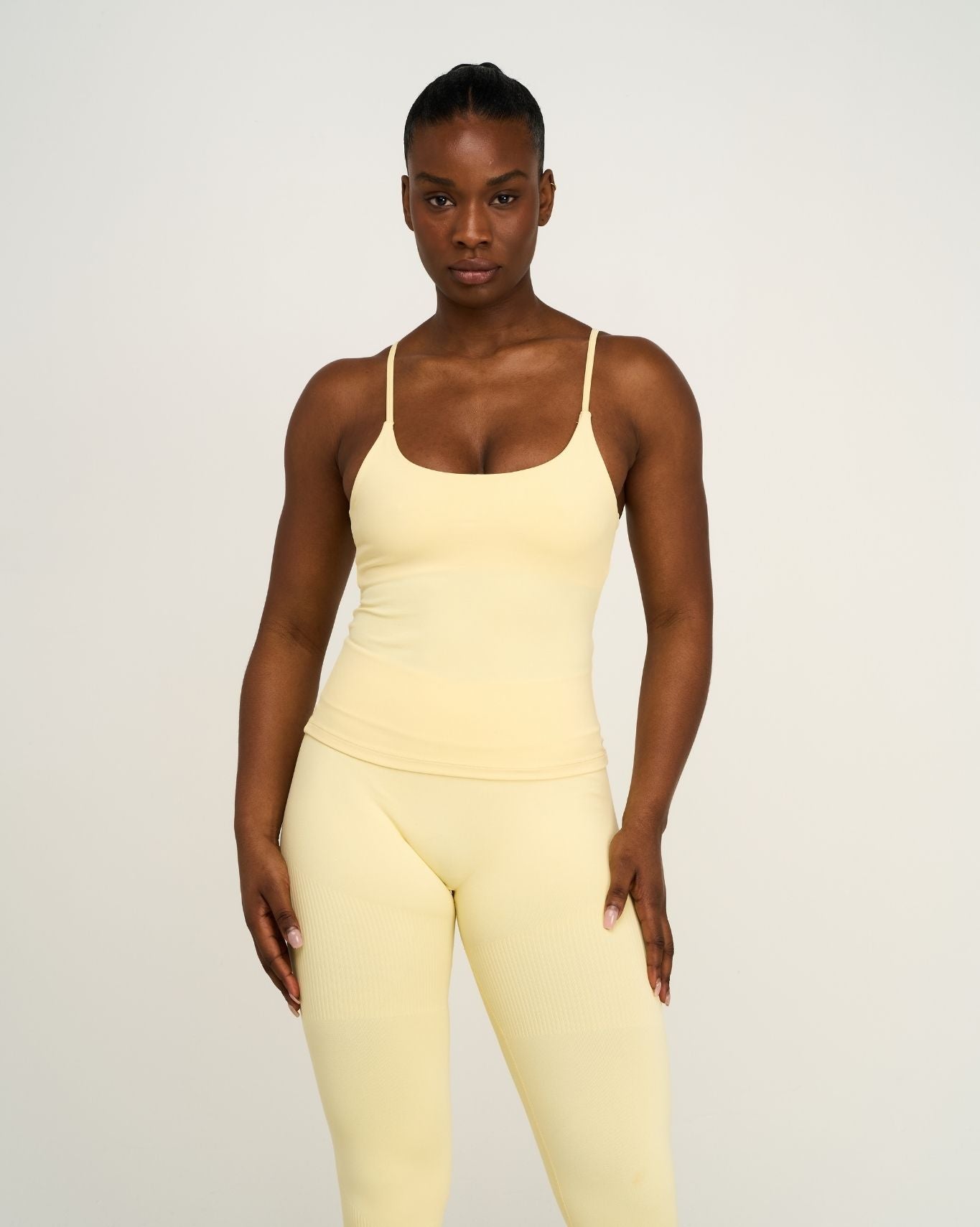 Elevate™ Sculpting Seamless Scoop Neck Cami | Golden Butter