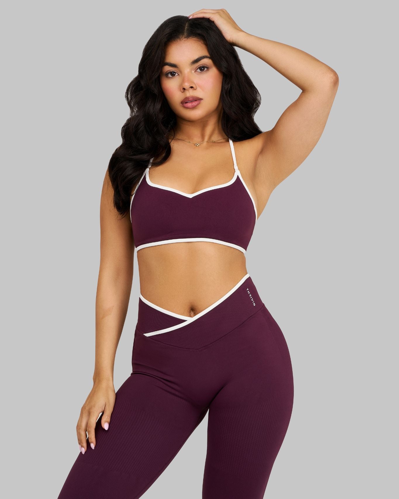 Outline Sweetheart Multiway Bra | Winter Plum