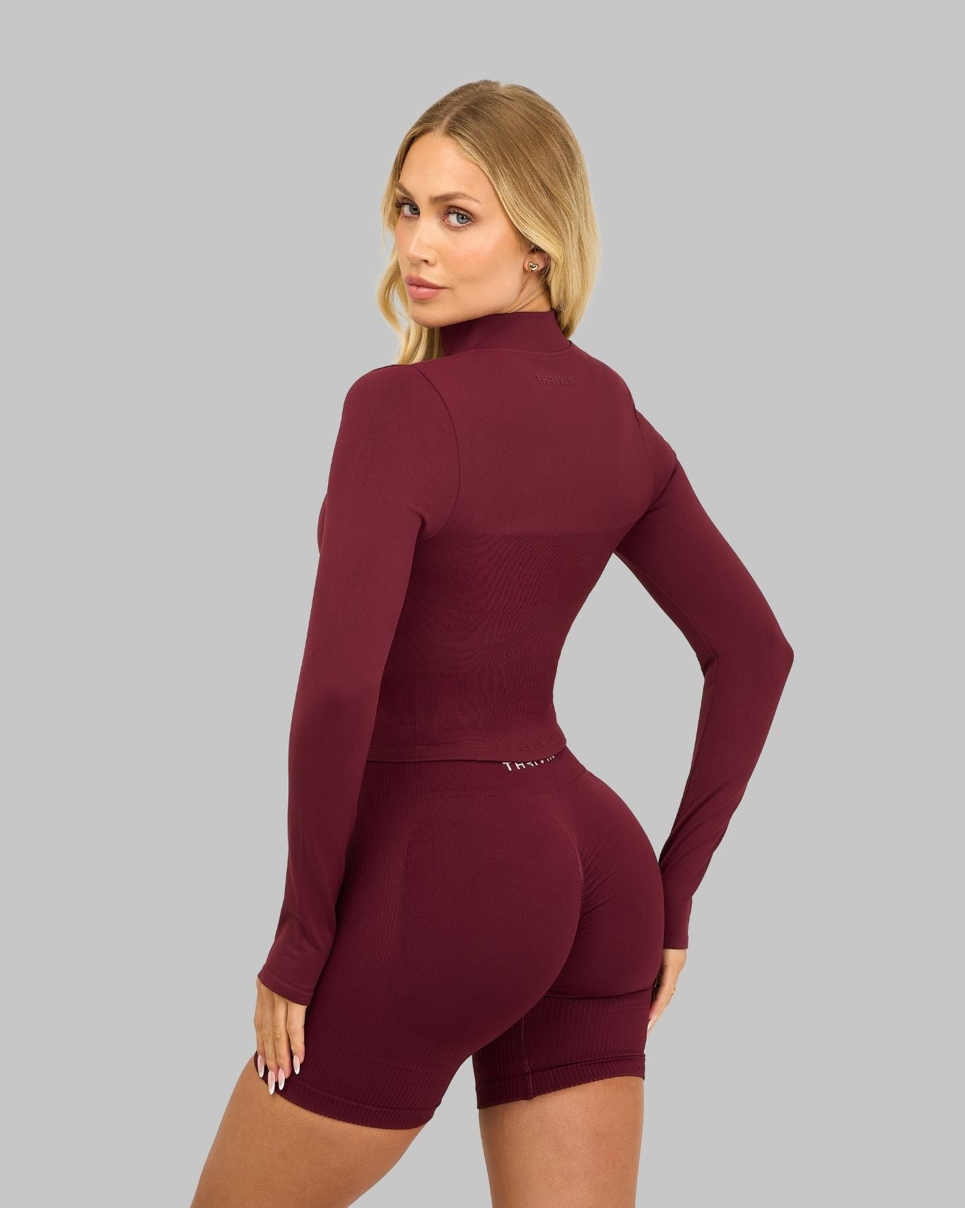 Elevate Sculpt Shapewear Jacket | Cranberry