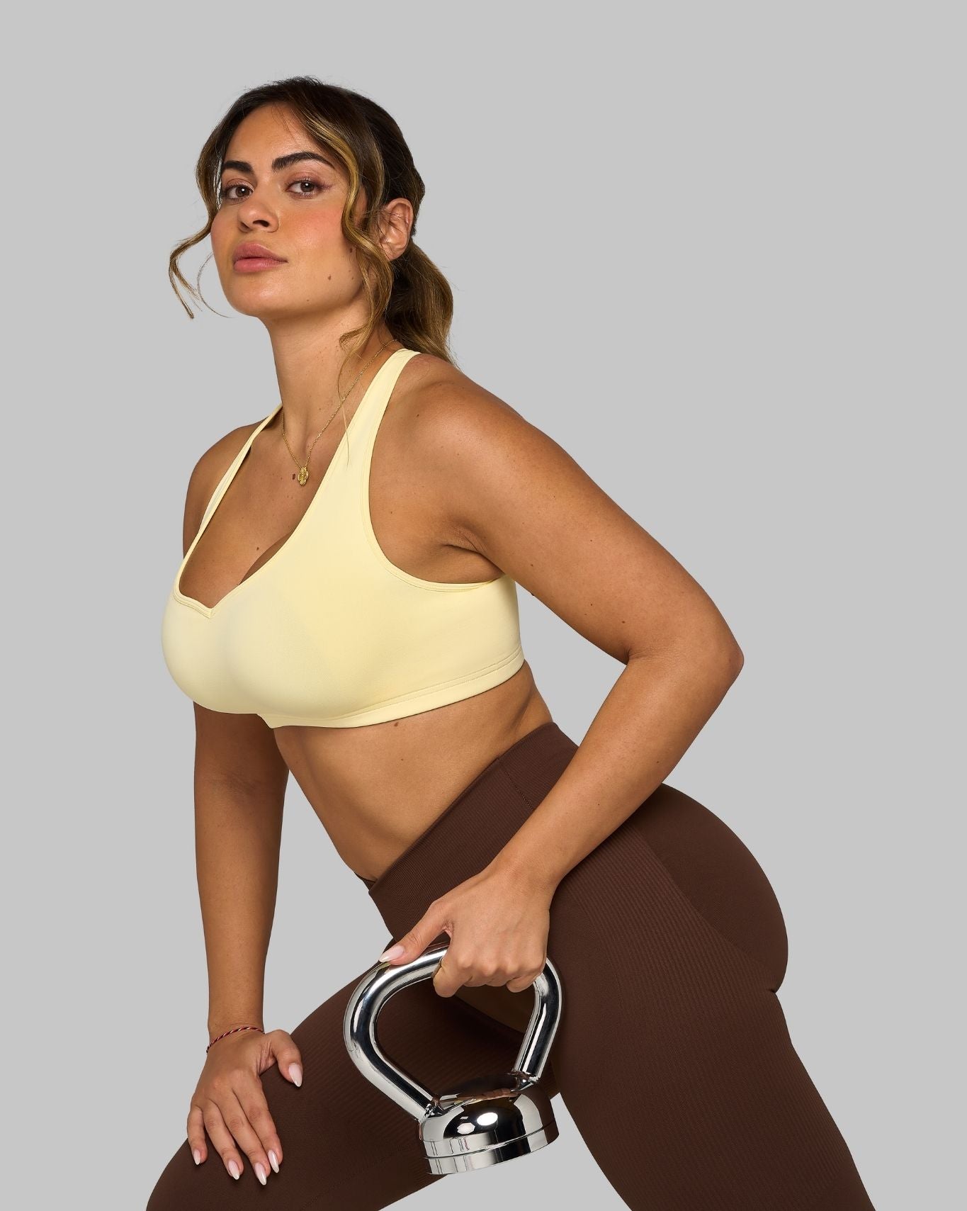 Elevate Medium Impact Bra | Lemon Sorbet