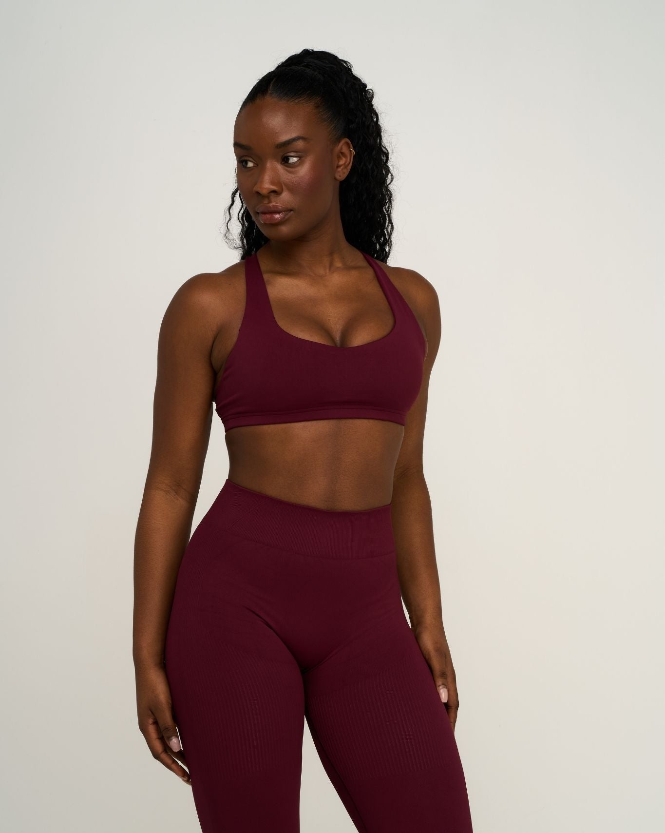 Elevate™ Sculpting Medium Impact Multiway Bra | Merlot