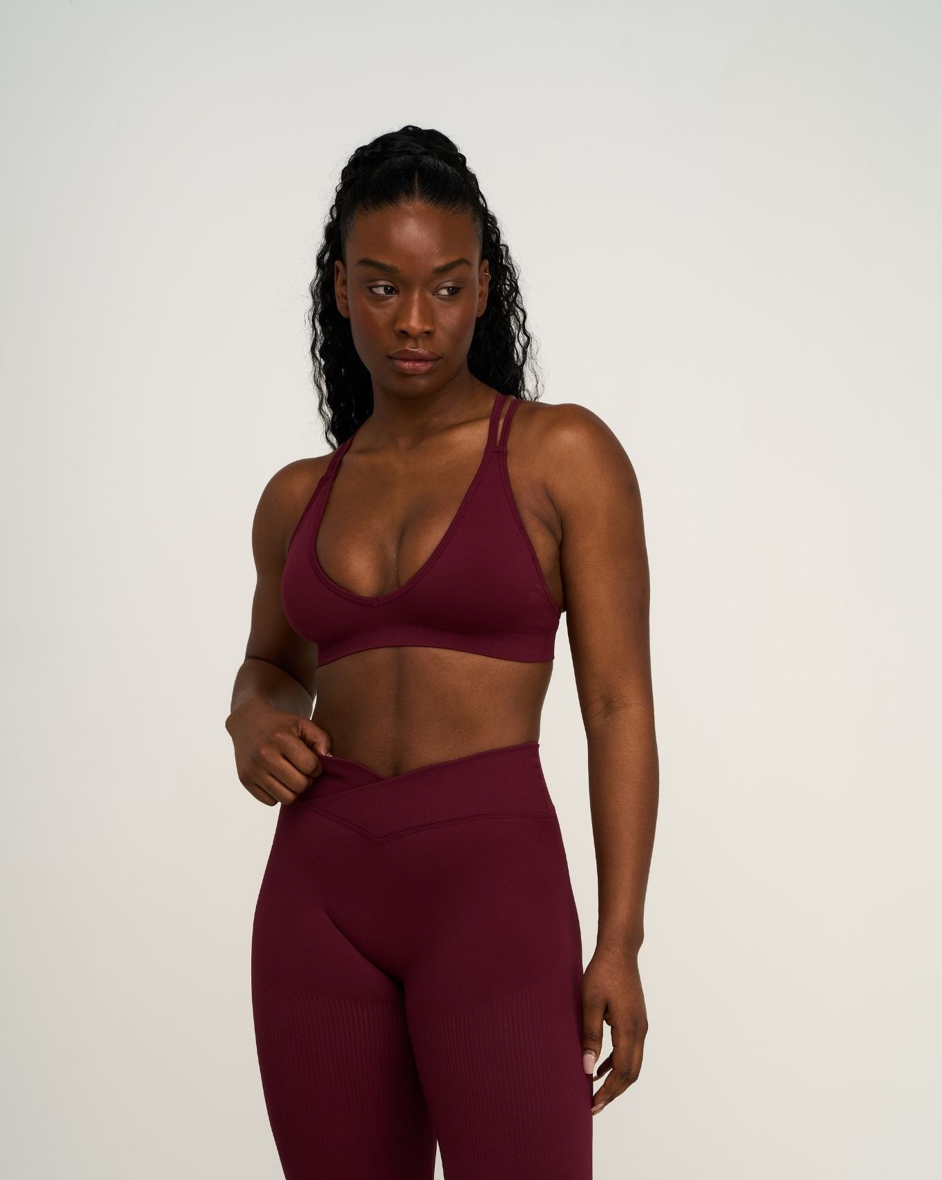 Elevate™ Sculpting Seamless High Apex Bra | Merlot