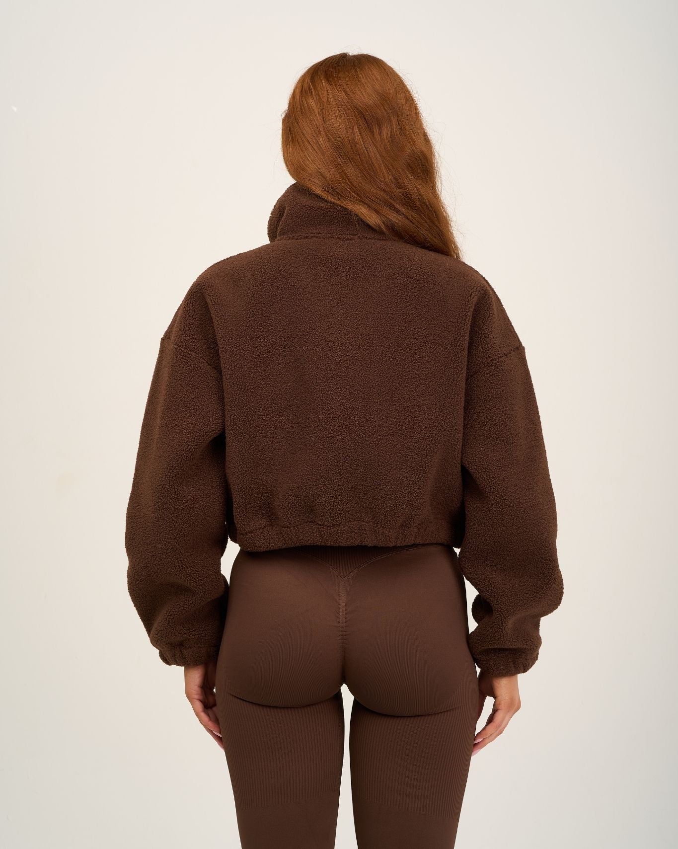 Essential Teddy Fleece Jacket | Bourbon Brown