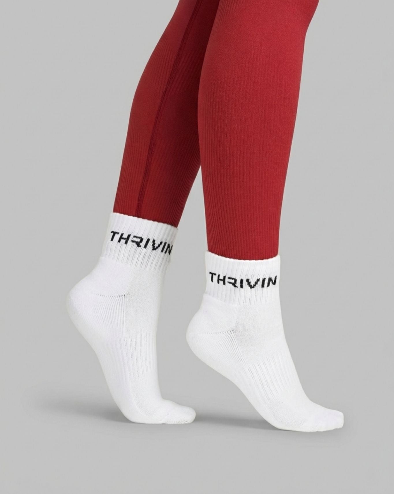 THRIVIN Silk Socks - 6 Pairs Pack | White