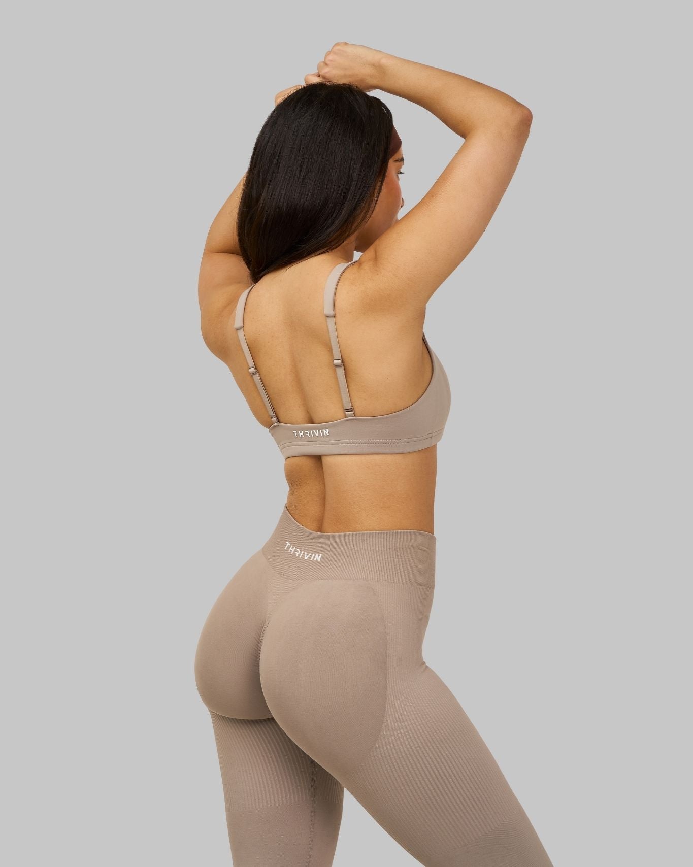 Elevate Medium Impact Bra | Latte