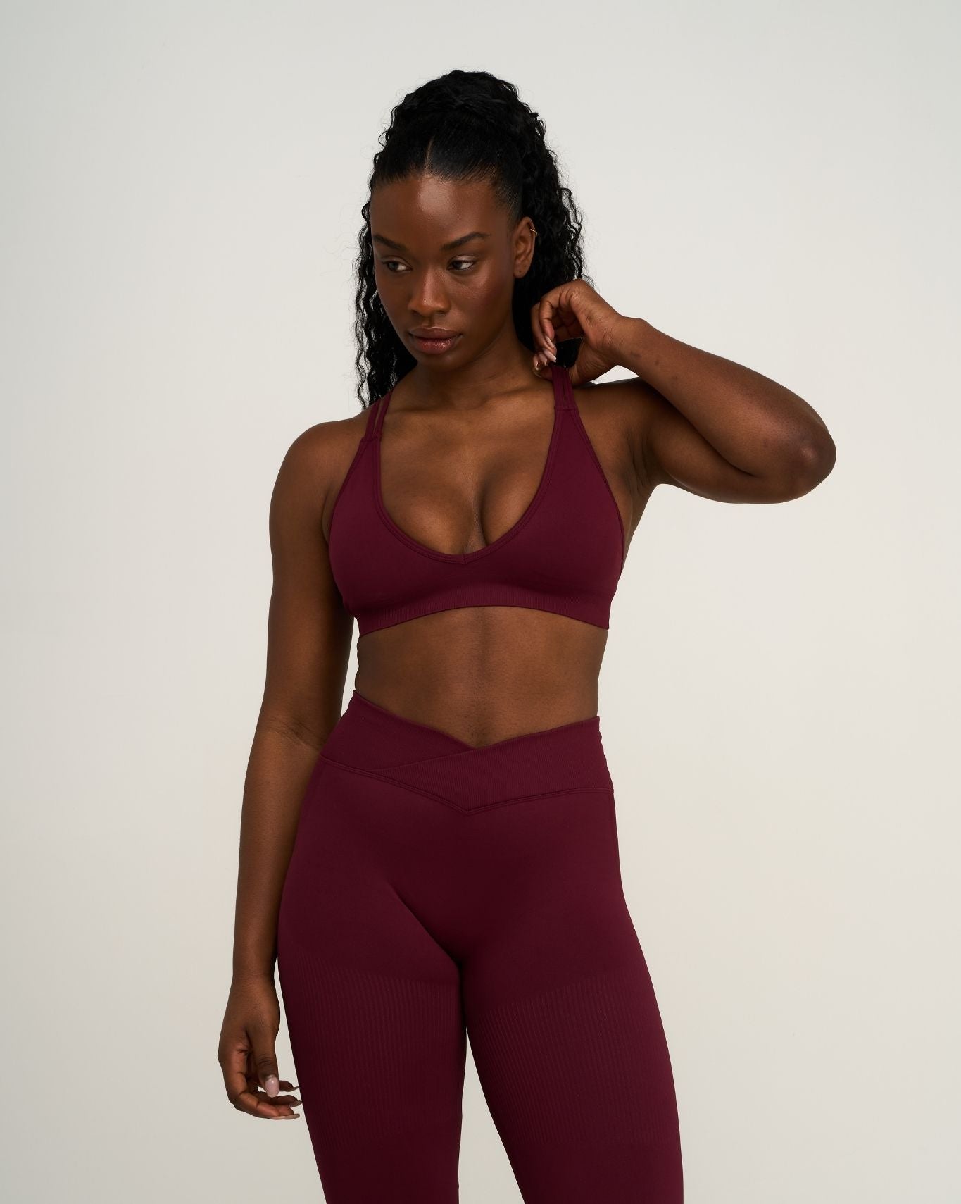 Elevate™ Sculpting Seamless High Apex Bra | Merlot
