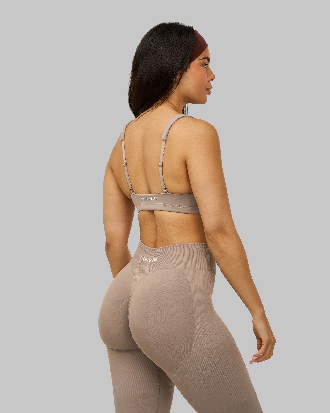 Elevate Medium Impact Bra | Latte