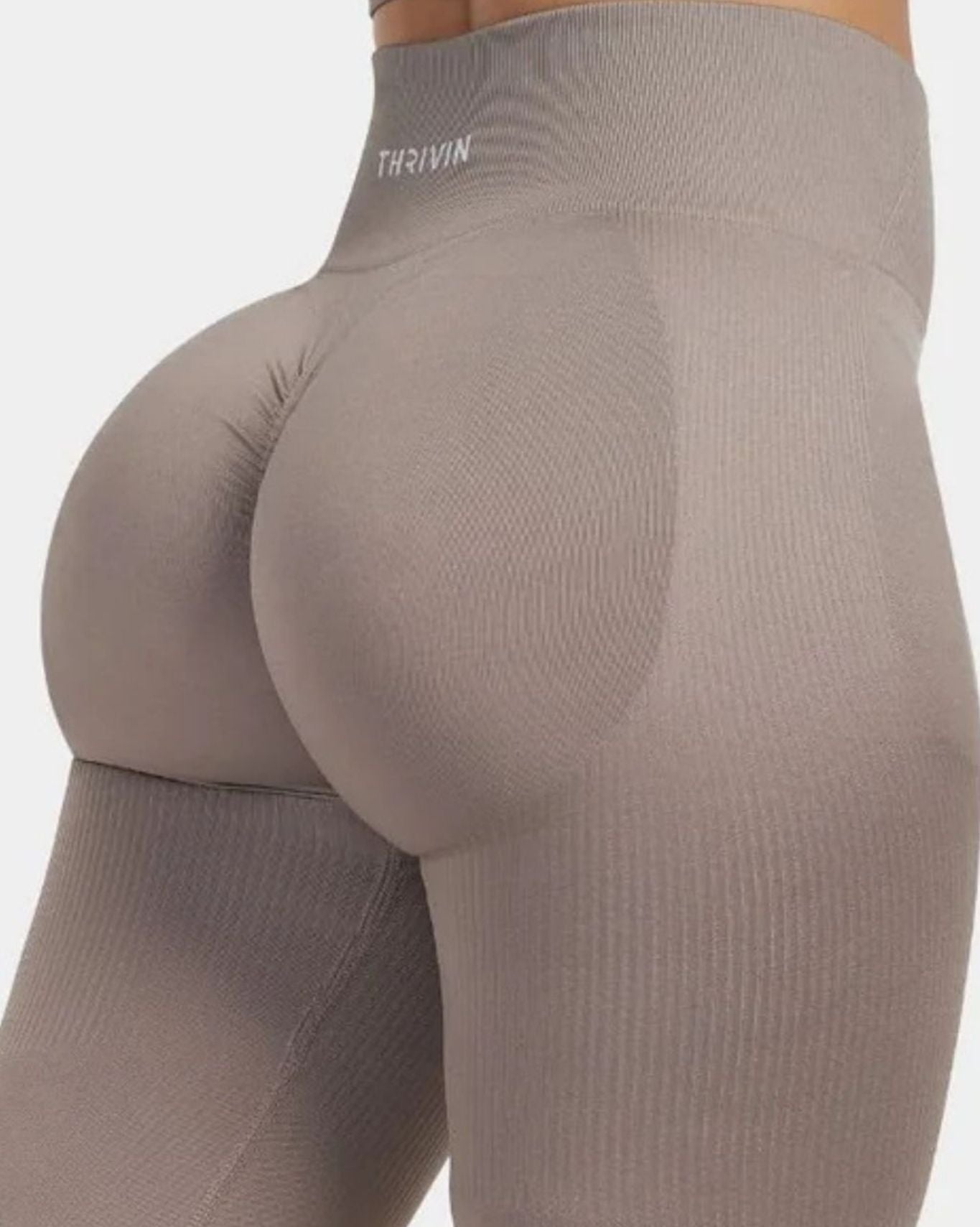 SculptV2 Ribbed Contour Leggings - Khaki