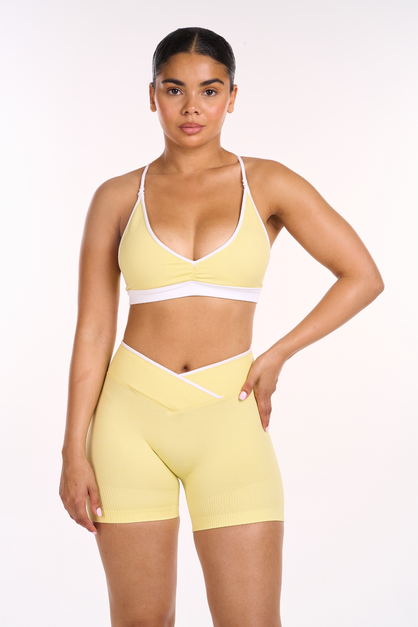 Multi-Way Rewind V-Edge Bra | Lemon Drop