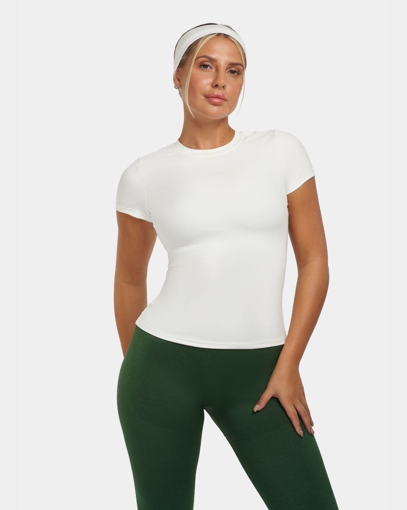 Short Sleeve Top - White