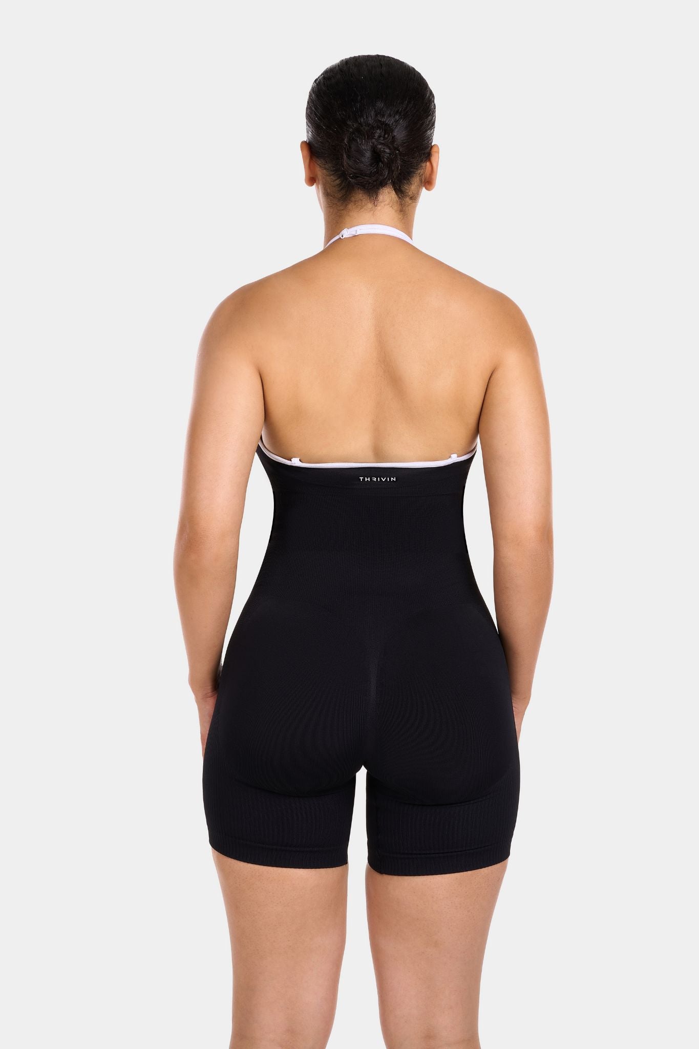 Multi-Way Sculpt Seamless Bodysuit | Black Noir