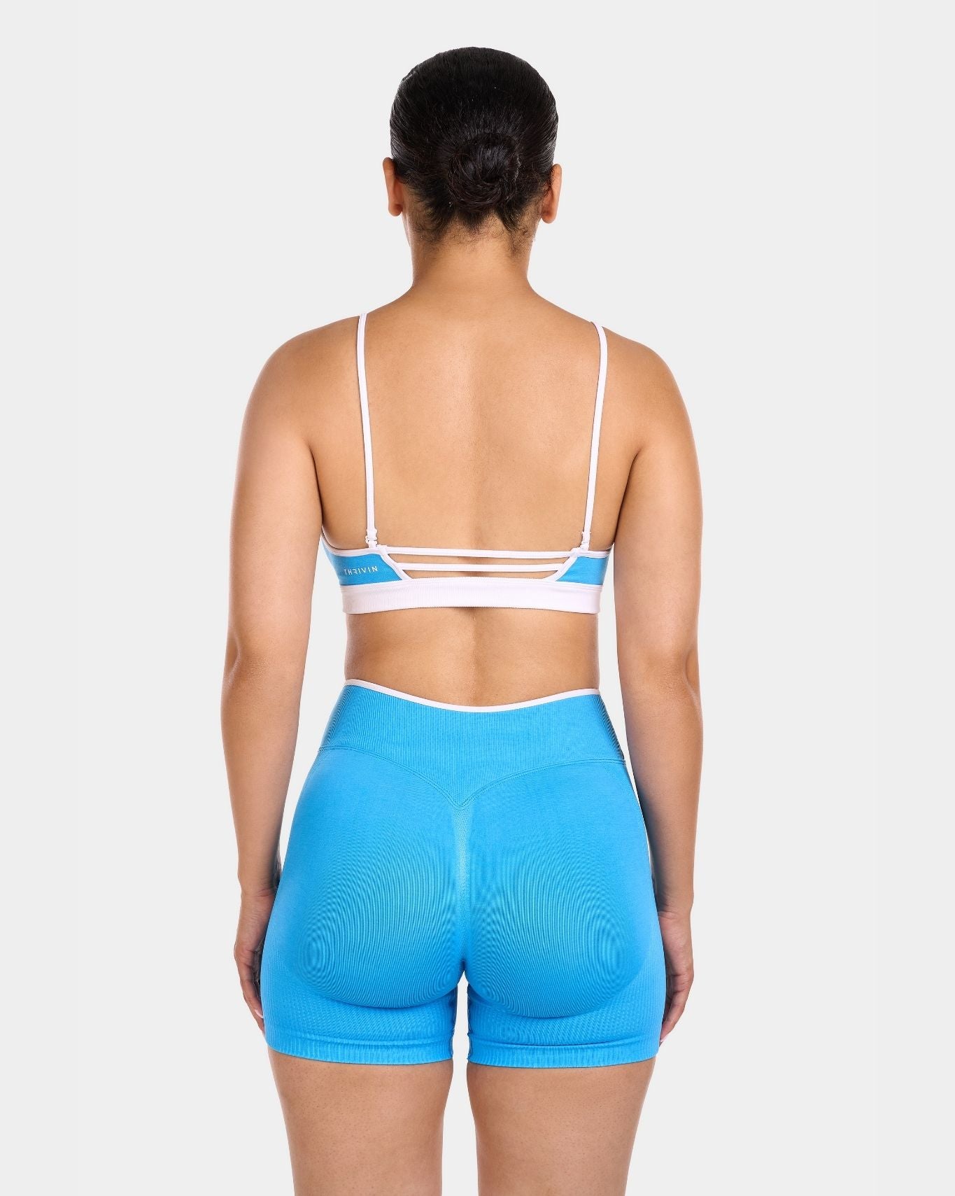 Multi-Way Rewind V-Edge Bra | Sky Blue