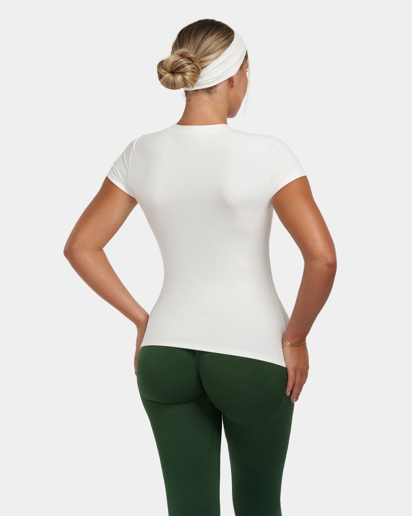 Short Sleeve Top - White
