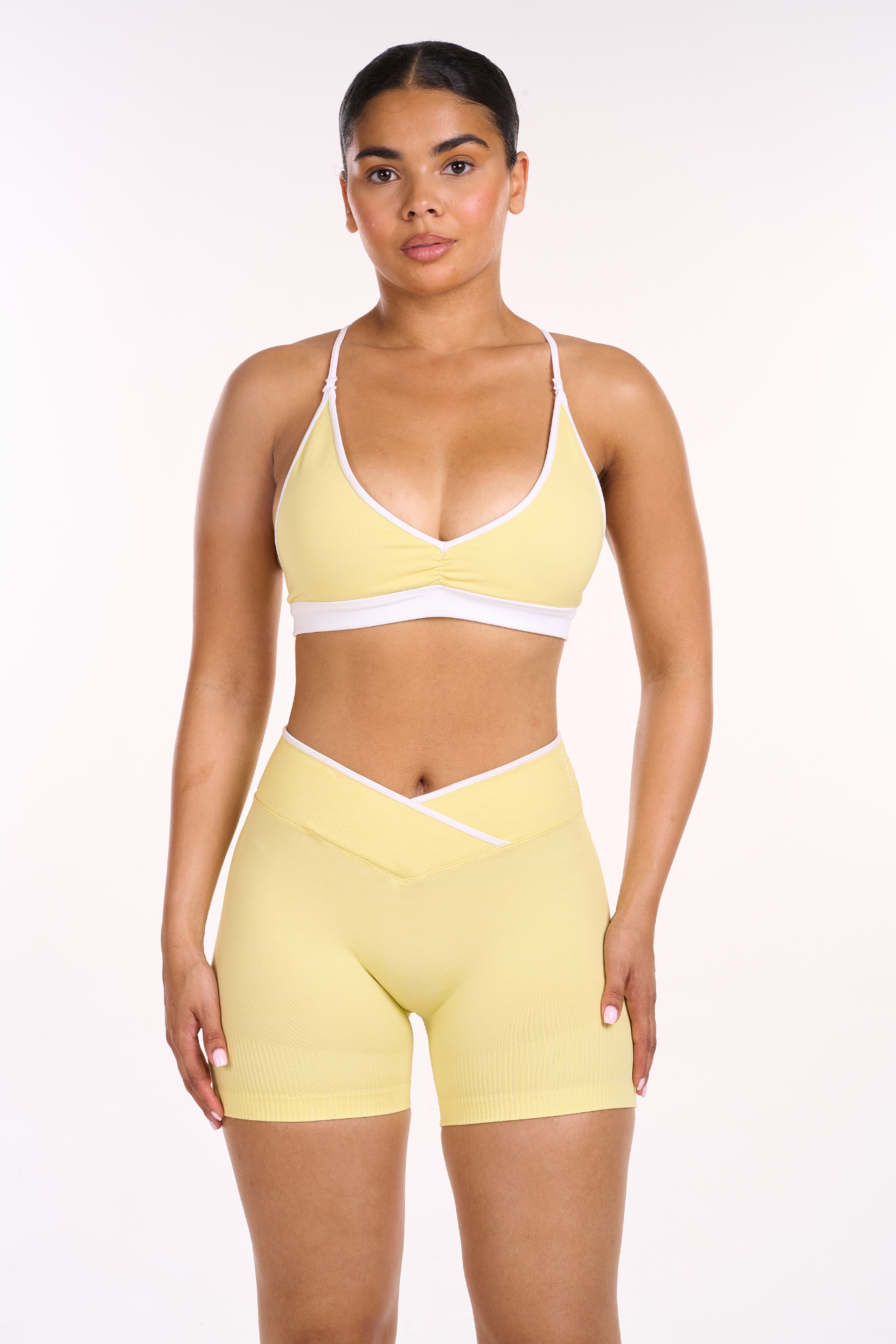 Multi-Way Rewind V-Edge Bra | Lemon Drop