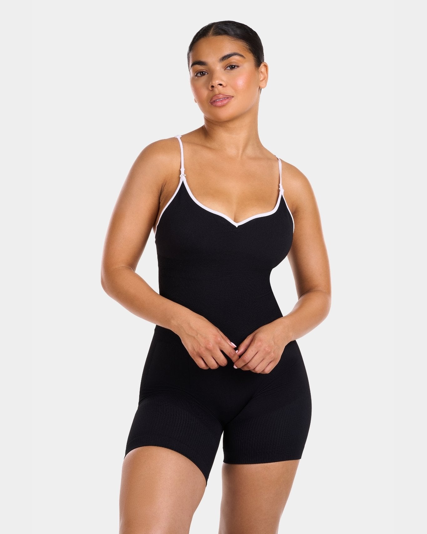 Hotline Multi-Way Sculpt Seamless Bodysuit | Black Noir