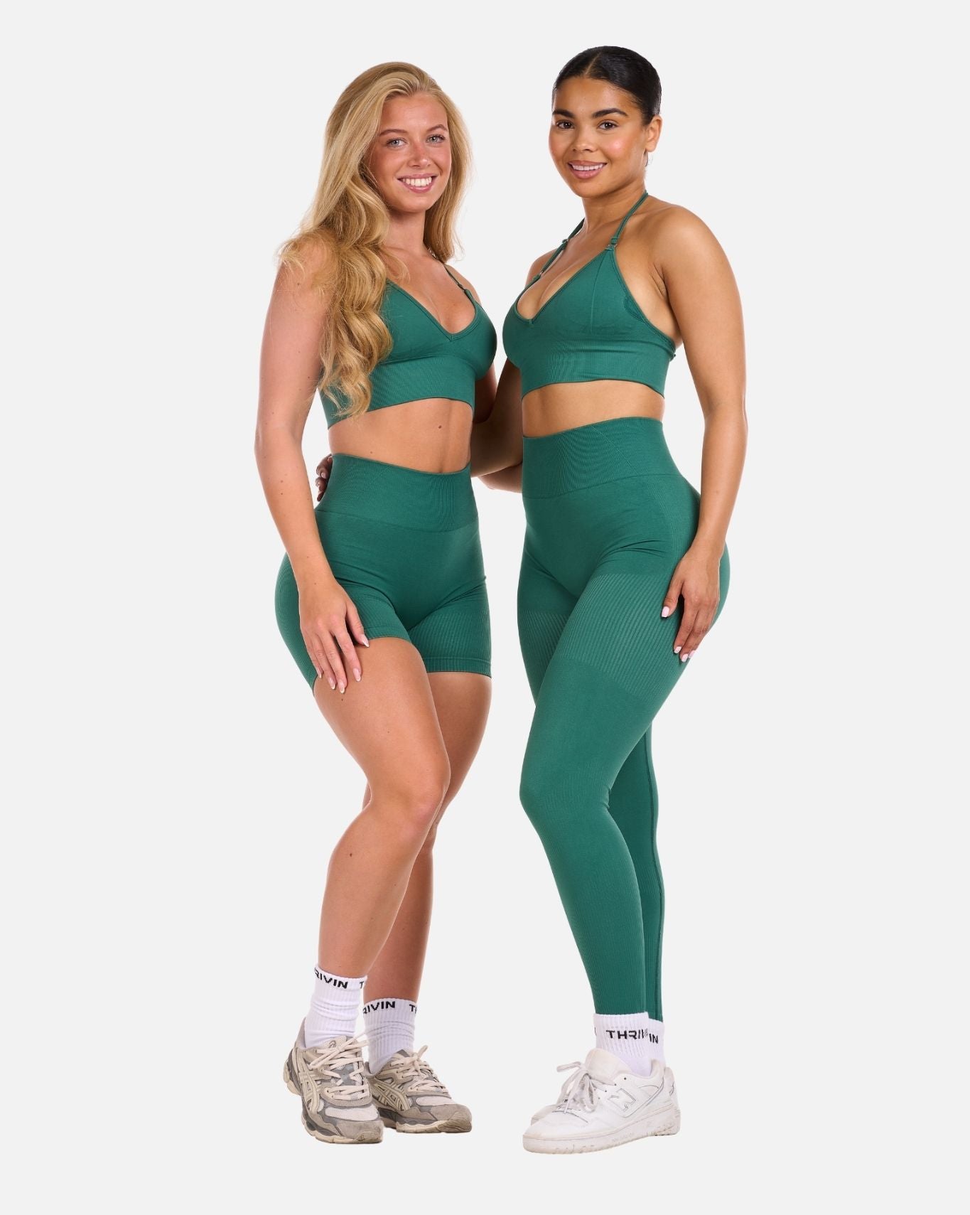 SculptV2 Ribbed Contour Leggings - Emerald Green