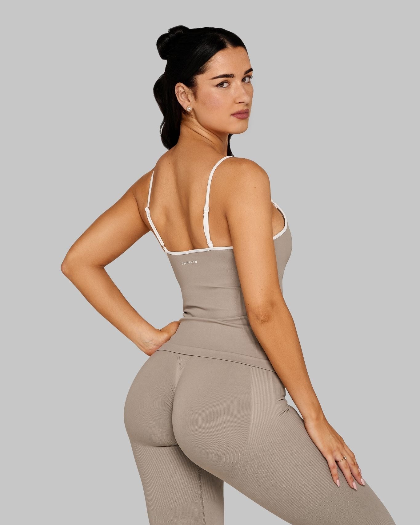 Outline Sweetheart Tanktop | Latte