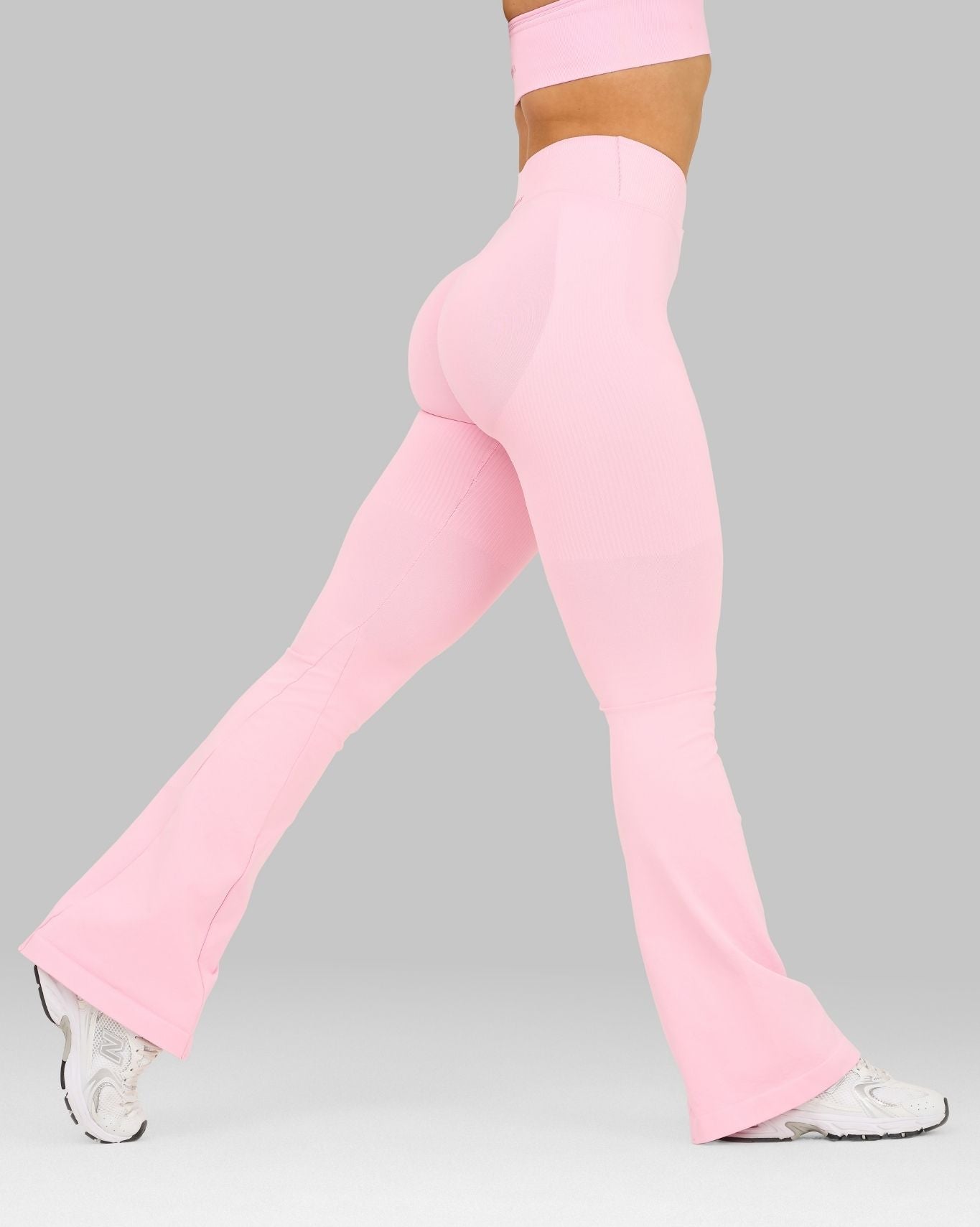 Elevate V-Waist Flared Legging | Candy Pink