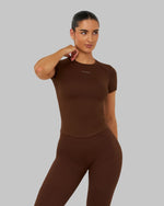 Elevate Compression T-shirt | Bourbon Brown