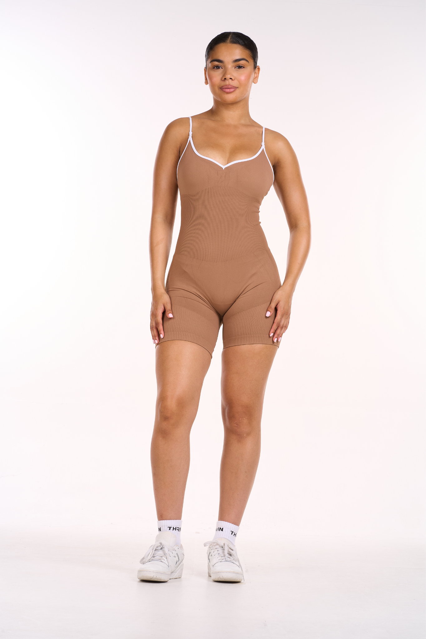Multi-Way Sculpt Seamless Bodysuit | Mocha