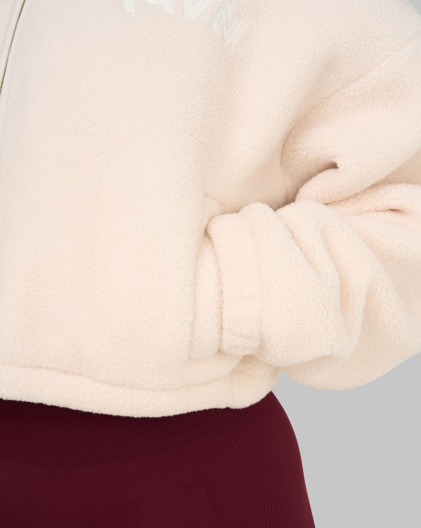 Essential Teddy Fleece Jacket | White