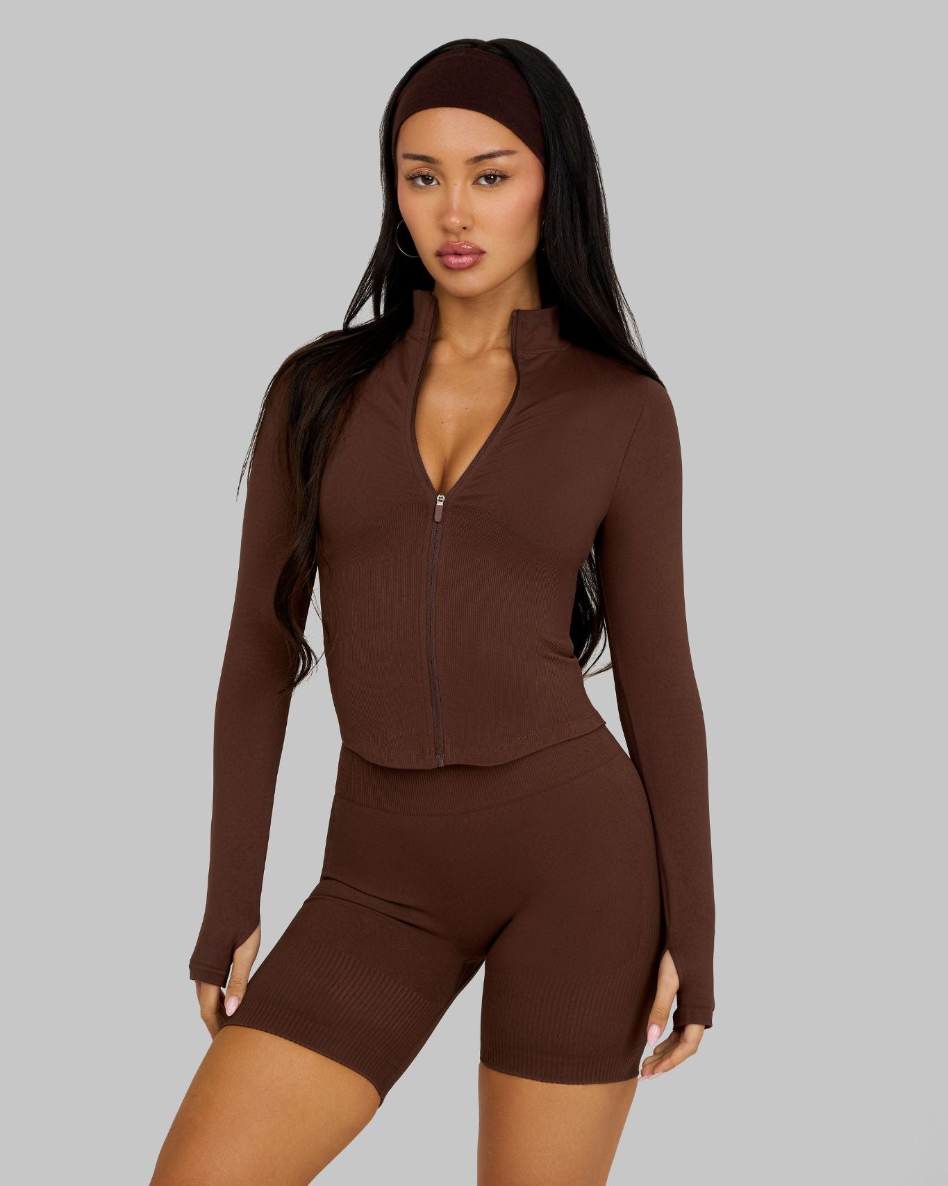 Elevate Sculpt Shapewear Jacket | Bourbon Brown