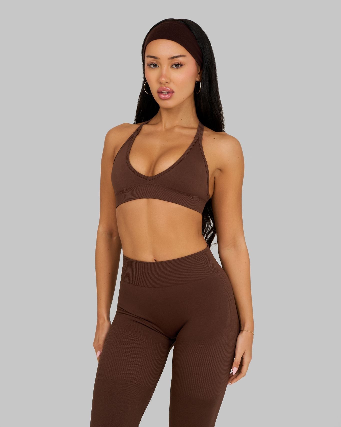 Elevate™ Sculpting Seamless High Apex Bra | Bourbon Brown