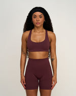 Elevate™ Sculpting Medium Impact Multiway Bra | Dark Mauve