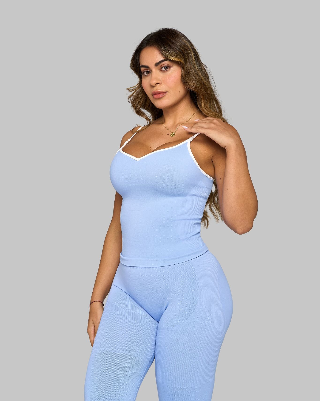 Chiara Sweetheart Tanktop | Glacier