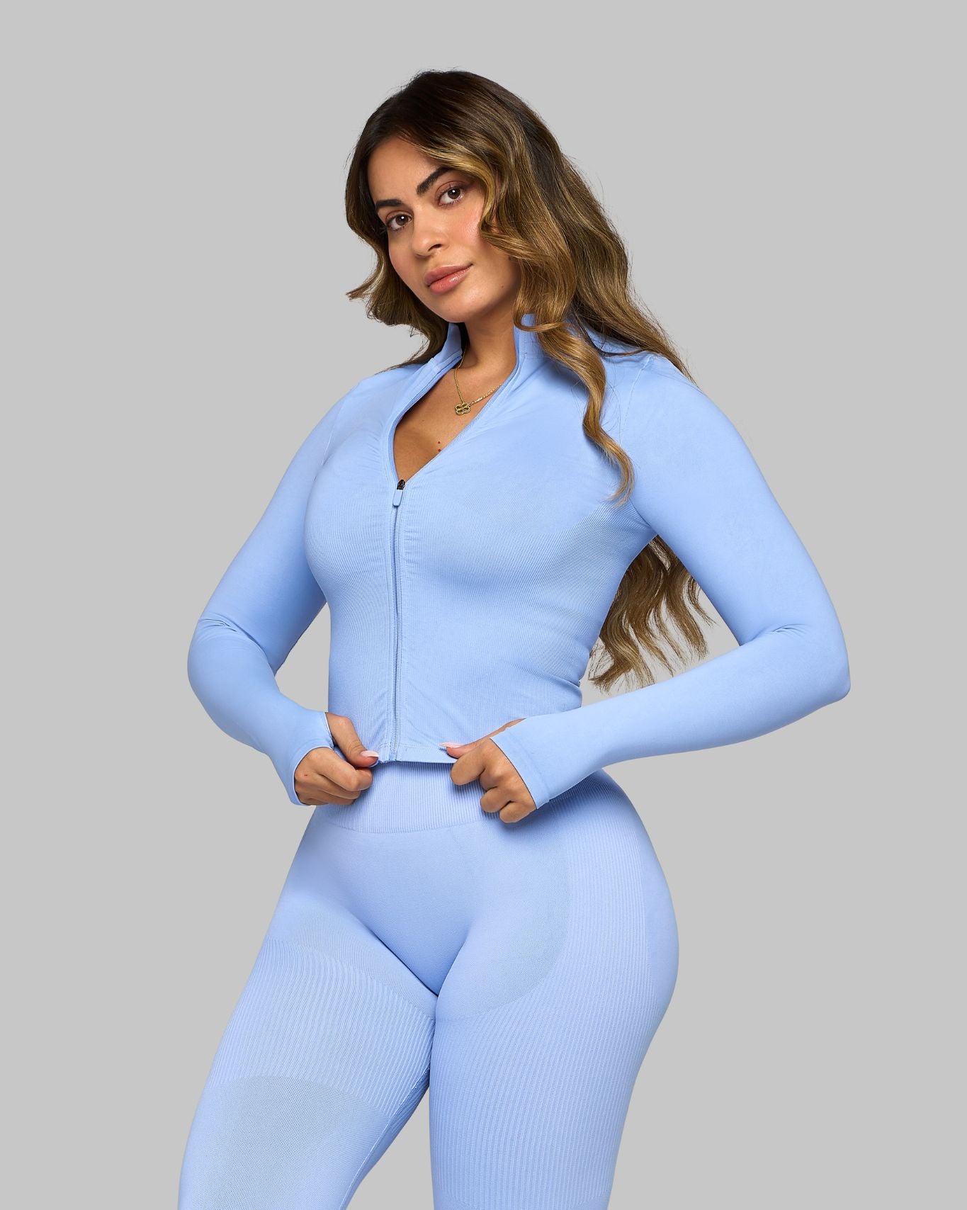 Chiara Sweetheart Sculpt Shapewear Jacket | Glacier