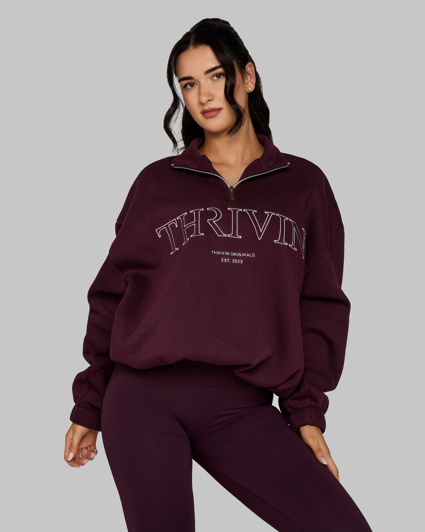 Original Halfzipper Sweater | Winter Plum