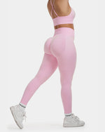 SculptV2 Ribbed Contour Leggings - Pilates Pink