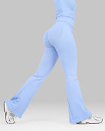 Elevate V-Waist Flared Legging | Glacier Blue