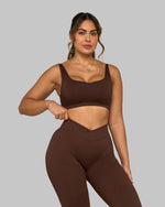 Elevate Medium Impact Bra | Bourbon Brown