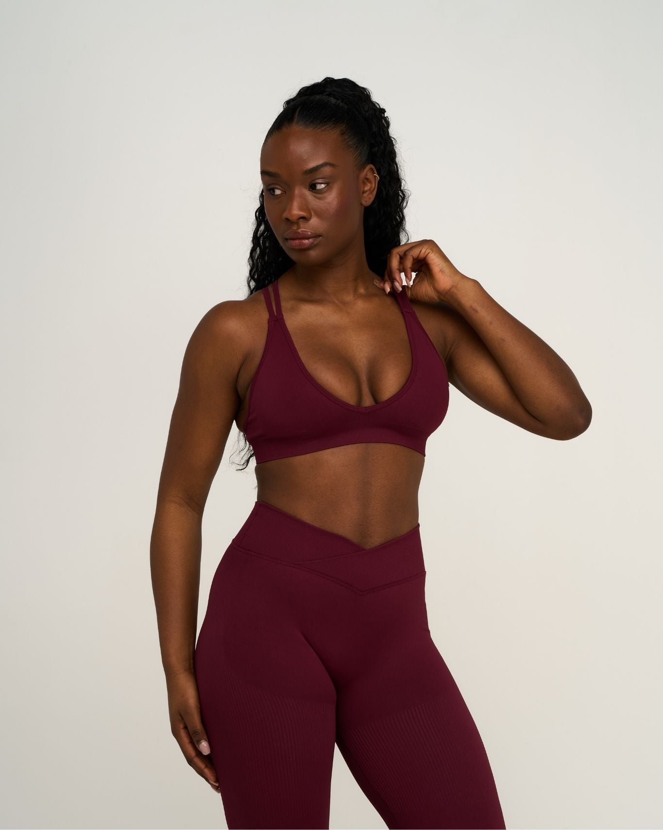 Elevate™ Sculpting Seamless High Apex Bra | Merlot