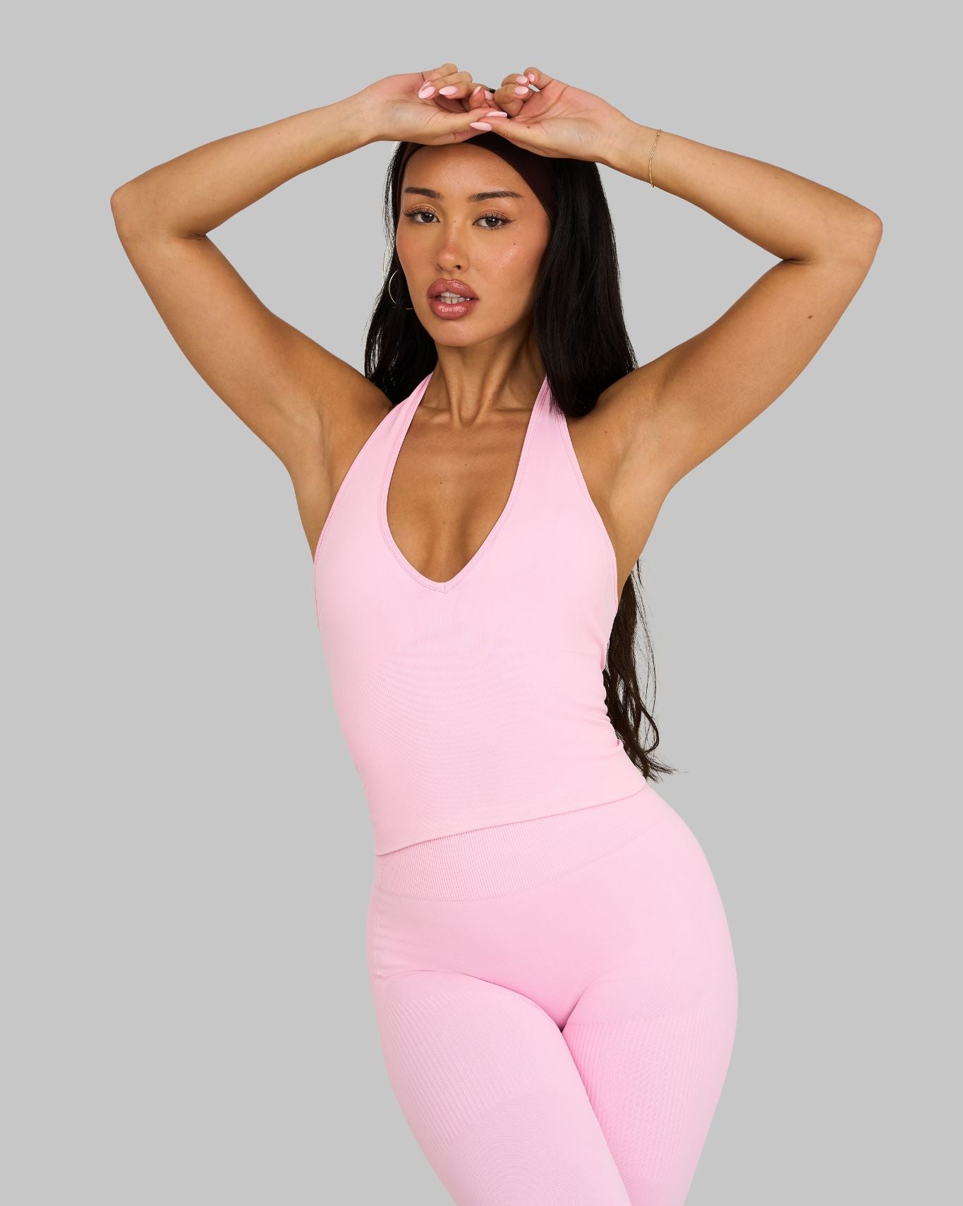 Elevate Sculpting Shapewear Top Halterneck | Candy Pink