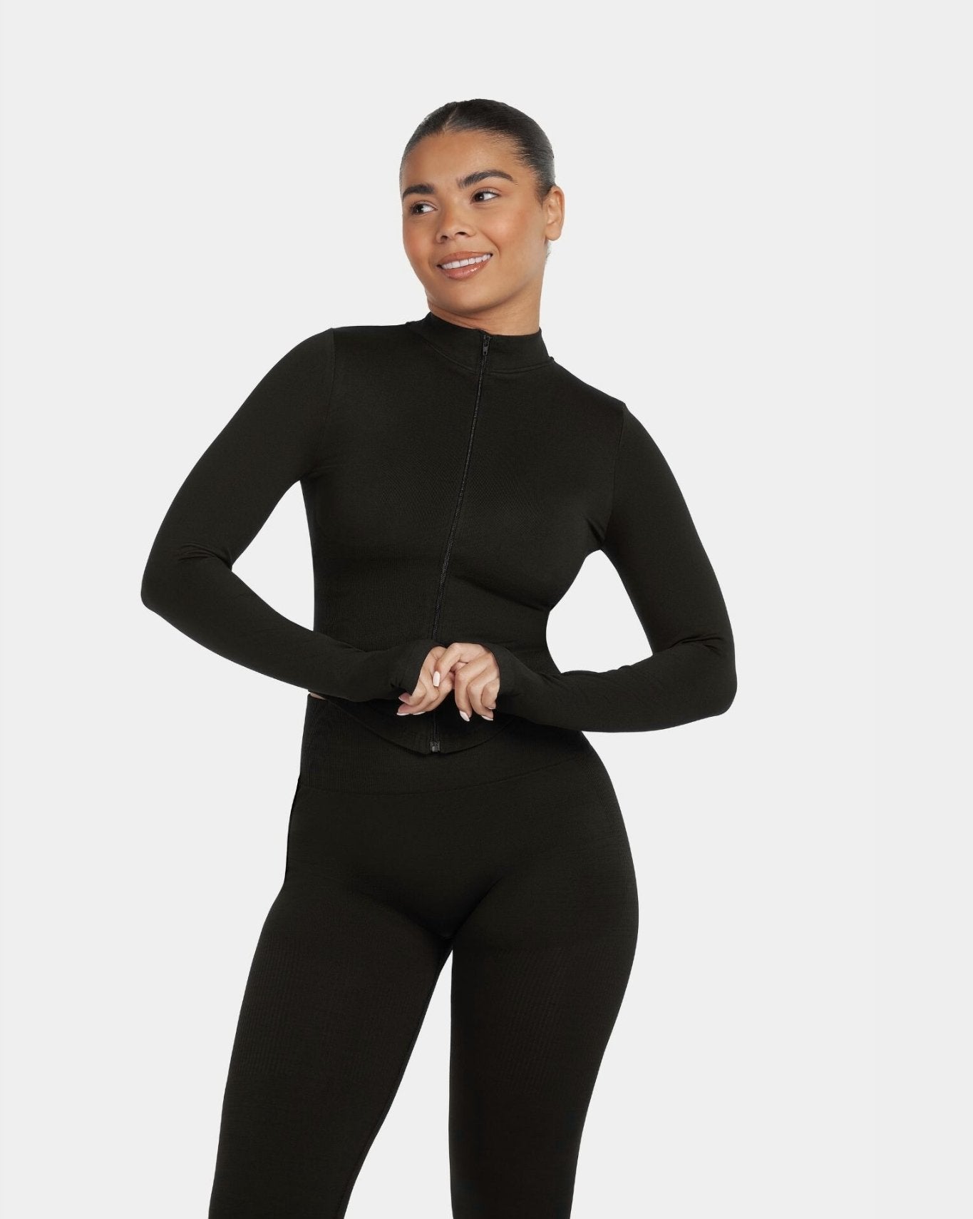Sculpt Shapewear Jacket | Pure Black