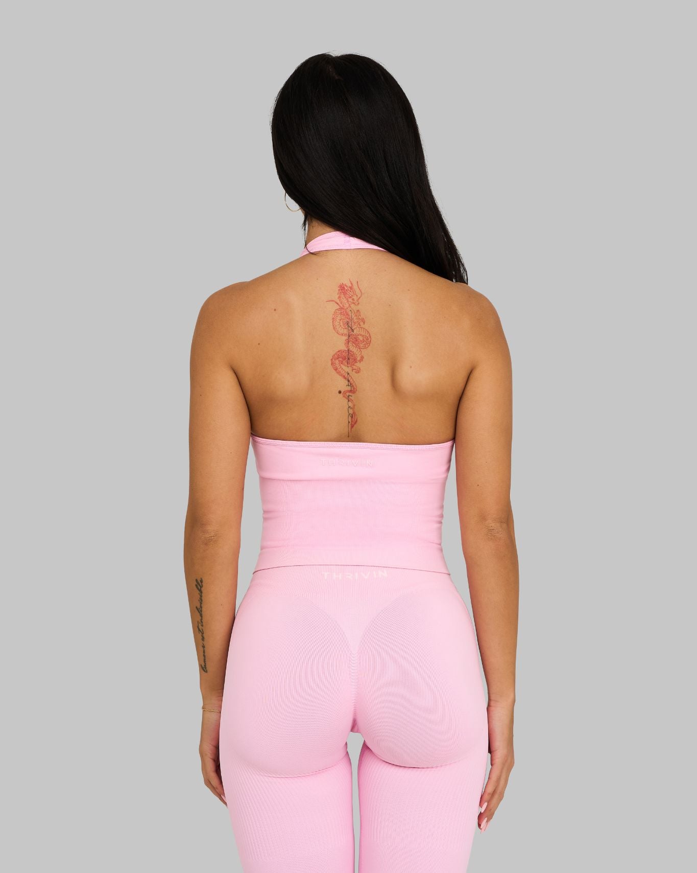 Elevate Sculpting Shapewear Top Halterneck | Candy Pink