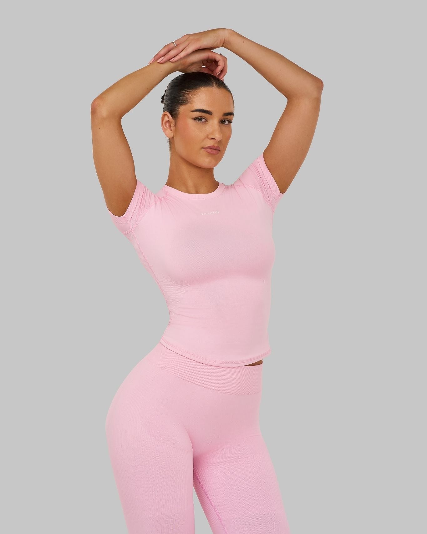 Elevate Compression T-shirt | Pilates Pink