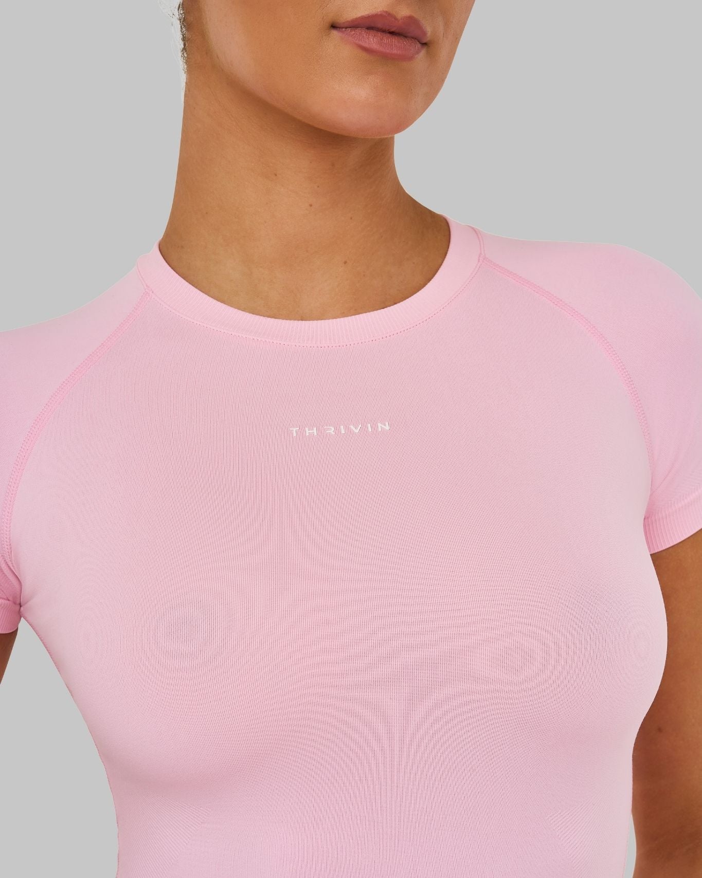 Elevate Compression T-shirt | Pilates Pink