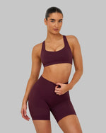 Elevate Medium Impact Bra | Winter Plum