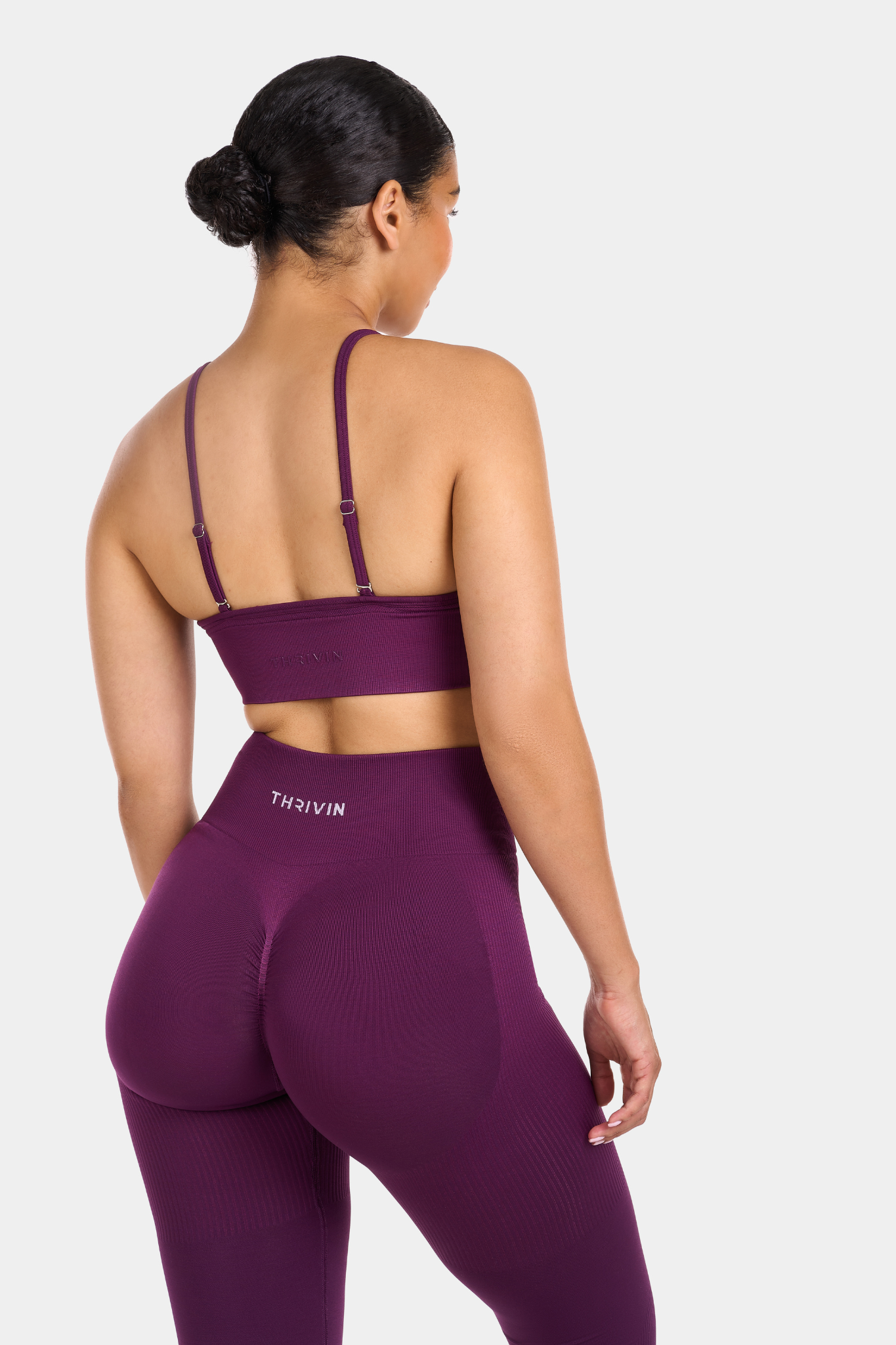 Multi-Way Sculpt Seamless Top | Plum